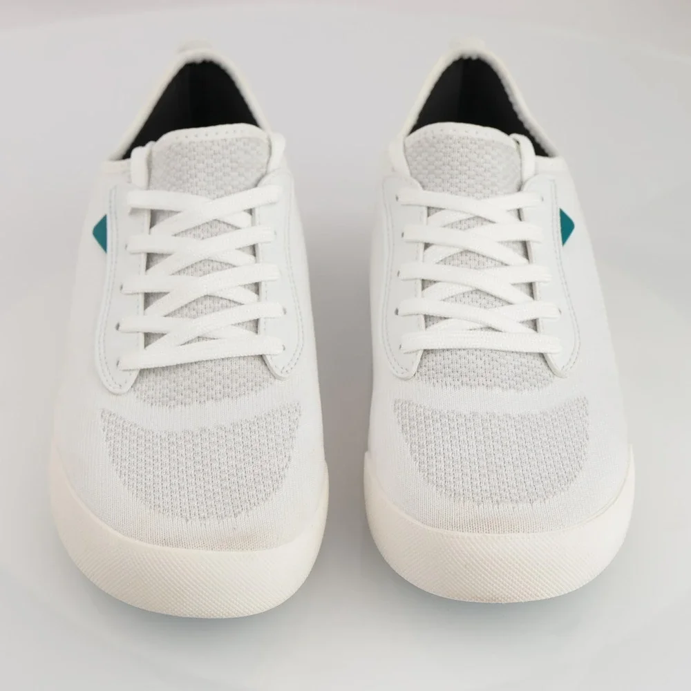 Vessi Womens Weekend Sneakers Size 9 Waterproof White Lace-Up Comfort Shoes Low